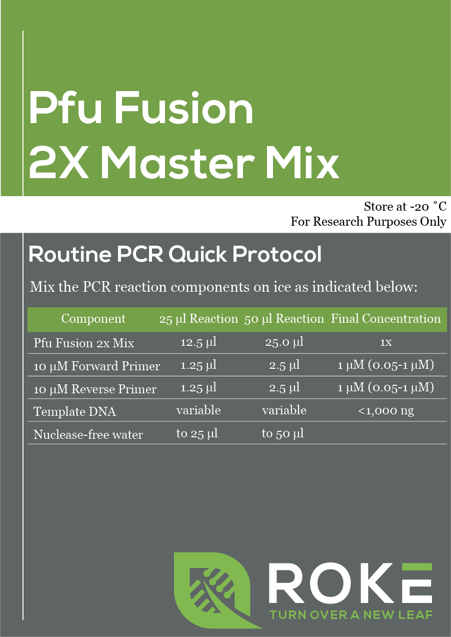 Pfu Fusion 2X PCR Master Mix