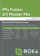 Pfu Fusion 2X PCR Master Mix